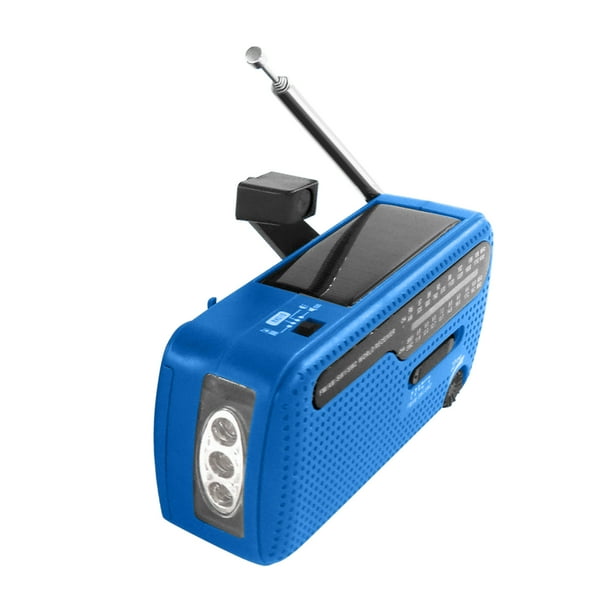 Comprar Radio de manivela de emergencia, Radio solar portátil con