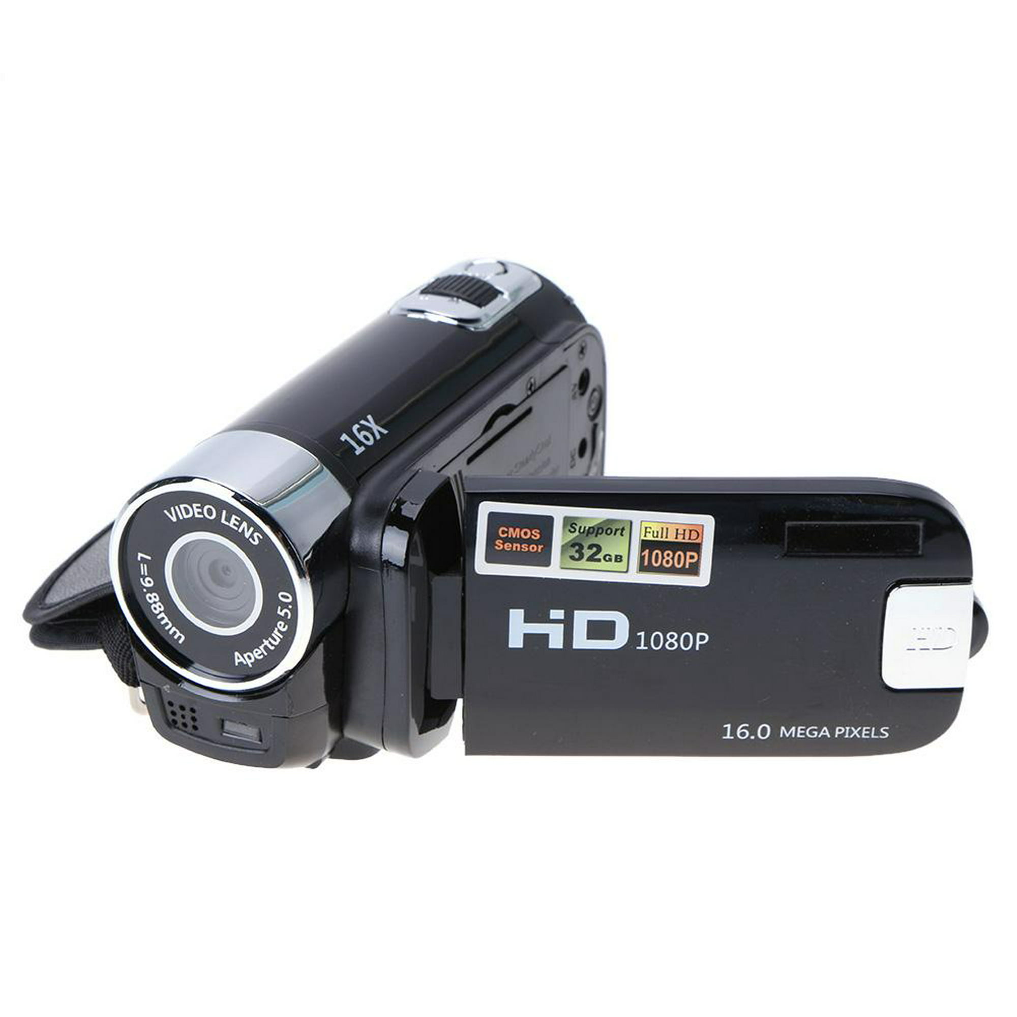 Cámara de video digital Full HD 1080P 16x Zoom Videocámara Cámara DV (Negro) WDOplteas Para estrenar | Walmart línea