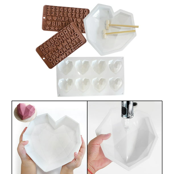  Moldes de silicona para tartas, moldes de silicona para hornear  pasteles, moldes para fondant para tartas y postres : Hogar y Cocina