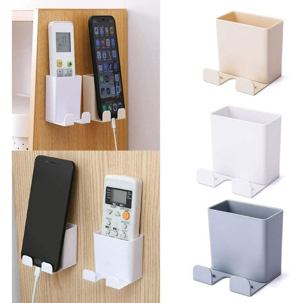  HEALTHBOY Soporte de pared para teléfono con adhesivo 3M,  soporte para cargador de teléfono, base de carga de teléfono, estante de  salida para tipos de teléfono, como iPhone 12, 12 Mini