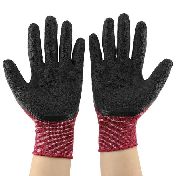Guantes impermeables, 1 par de guantes de trabajo de nailon  antideslizantes, guantes de protección de trabajo diseñados para precisión