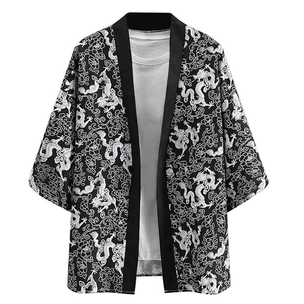 Pensionista bienestar total Cárdigan Para Hombre Kimono Estampado Camisa Japonesa Impresión Sin  Posicionamiento Odeerbi ODB129279 | Walmart en línea