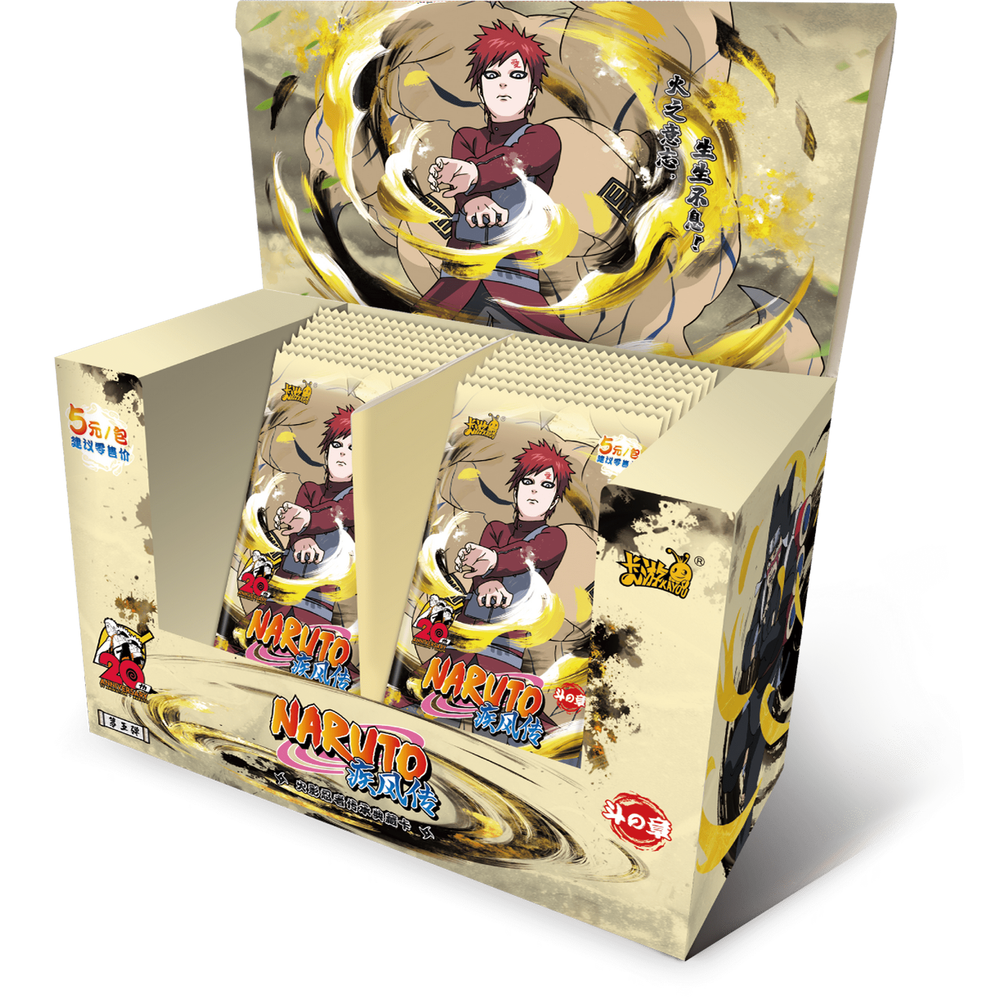 KAYOU Genuine Naruto Card Naruto Heritage Booster Collection Cards Box