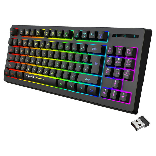 Teclado inalámbrico adecuado para ordenador portátil teclado RGB Teclado  Gamer - China Teclado inalámbrico y teclado precio
