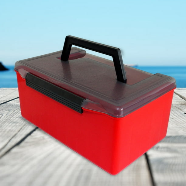 Caja de pesca Caja de aparejos de pesca con 52 compartimentos de gran  capacidad para amantes de la pesca