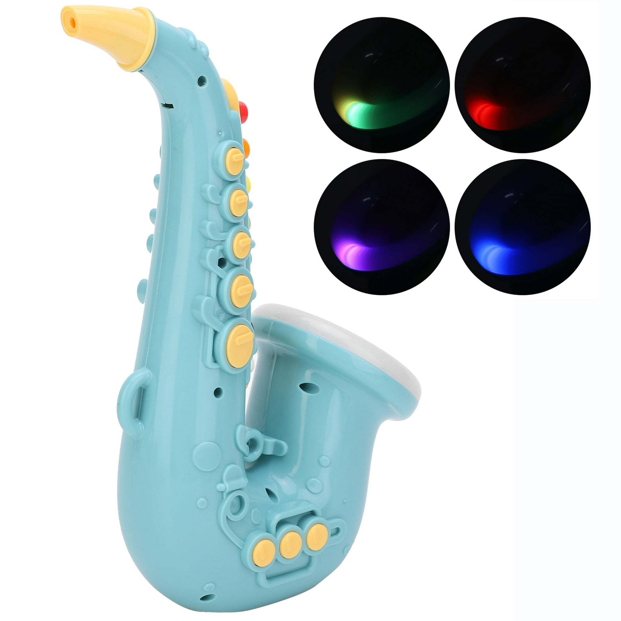 Juguete de saxofón para niños con luz y sonido, multifuncional, juguetes  educativos tempranos, juguete de instrumento musical para niños pequeños