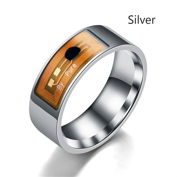 Anillos inteligentes Irfora Anillos Inteligentes NFC Multifuncional  Impermeable A Prueba de agua Anillo inteligente Finger Wear Digital Ring