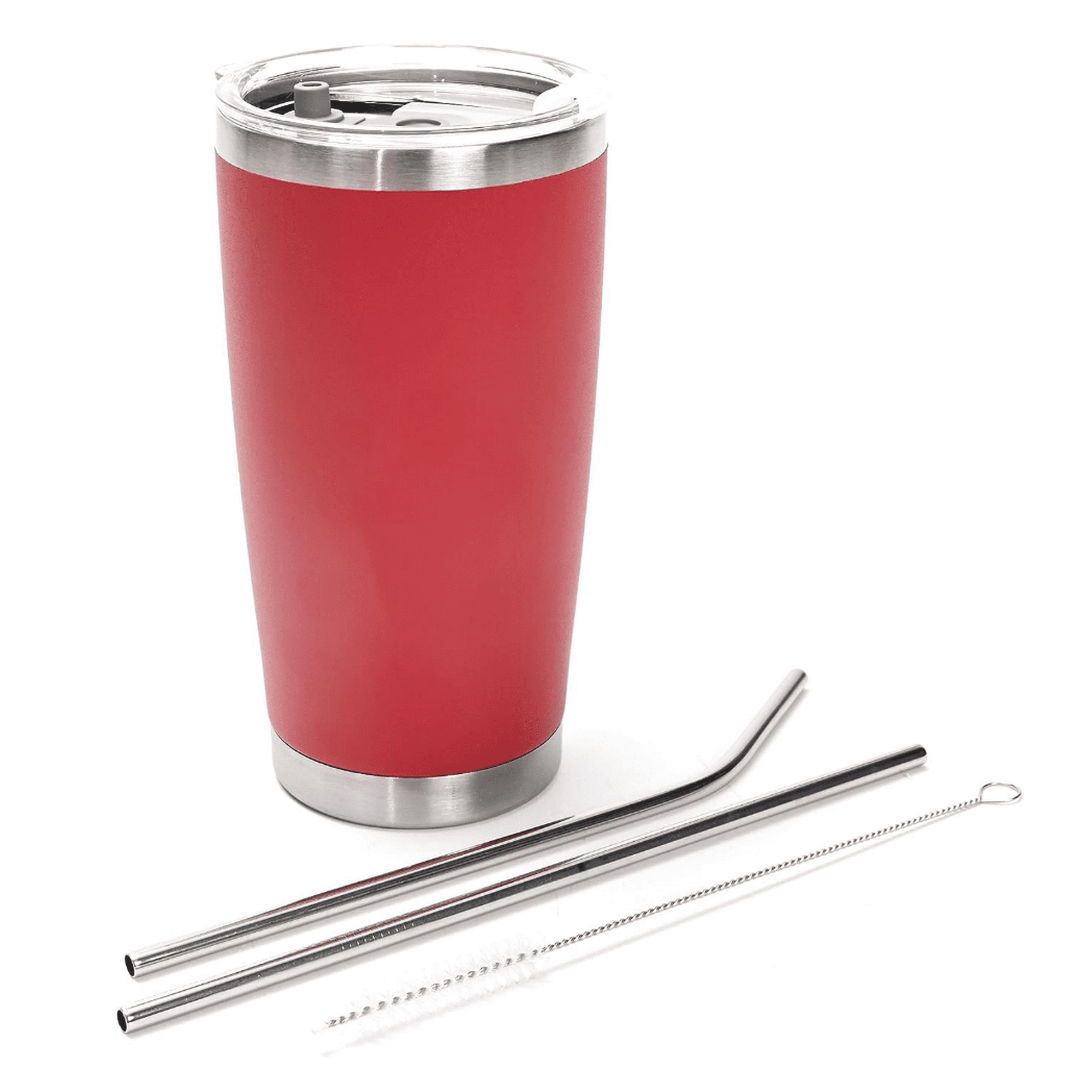  Vaso térmico de acero inoxidable, vaso térmico para mantener el  calor y el frío, taza de café aislada para viaje, taza de café con tapa y  popote para mujeres y hombres (