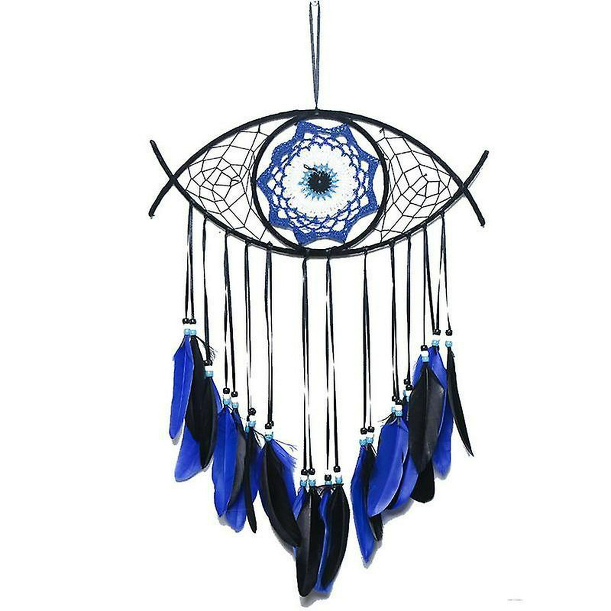 Amuleto de ojos azules turcos, protección de pared colgante, amuletos de la  suerte, campanillas de v JAMW Sencillez