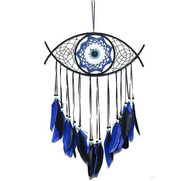 Amuleto de ojos azules turcos, protección de pared colgante, amuletos de la  suerte, campanillas de viento, decoraciones colgantes para el jardín y el  hogar JAMW Sencillez