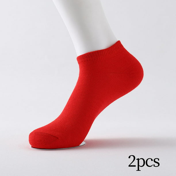 Calcetín rojo chino Cómodo experiencia de uso Elástico Elegante Hombres  Zulema Calcetines rojos