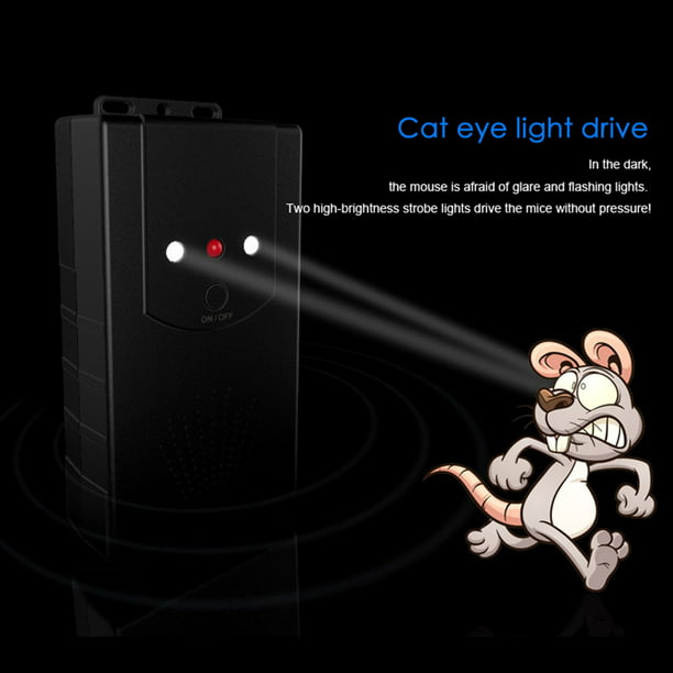 Ahuyentador de ratas y ratones de coche ultrasónico + linterna LED +  repelente de roedores Tmvgtek Autopartes