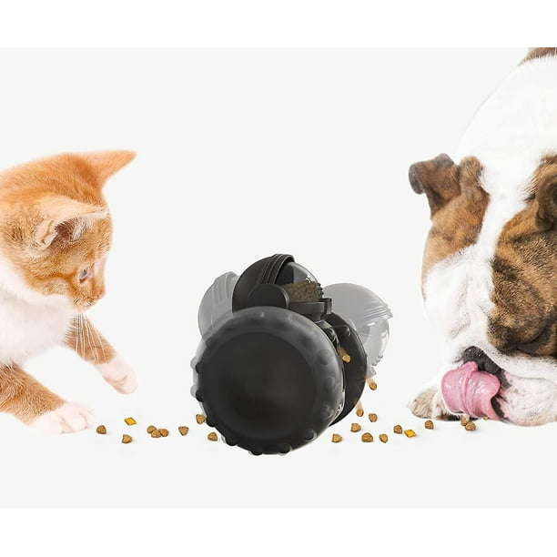 Juguete para perros y gatos, interactivo, dispensador comida