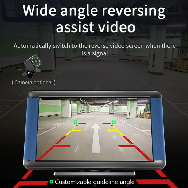 Apple Carplay inalámbrico y Android Auto para estéreo de coche, portátil de  7 pulgadas, Apple Car Play pantalla táctil, sincronización de navegación