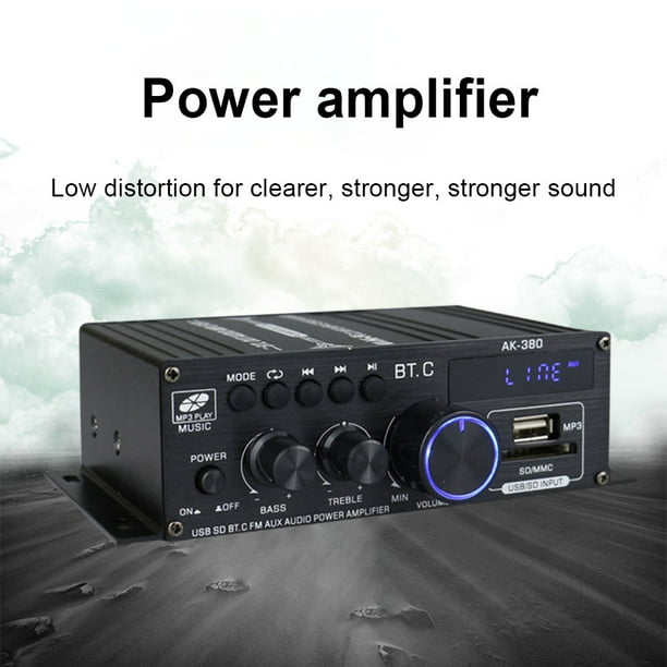 Amplificador de audio de 40 W Bluetooth*