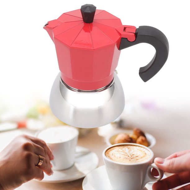 Cafetera De 1 Pieza, Moka Pot, Cafetera Italiana, Estufa De 5 Oz Espresso  Maker Para Gas