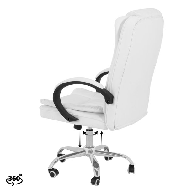 Silla Ejecutiva de Oficina Onof con Respaldo Alto y Soporte Lumbar, Silla  para computadora Ruedas Giratorias