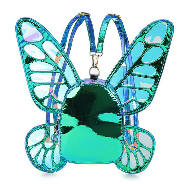  QUGRL Mochila infantil con diseño de mariposas y