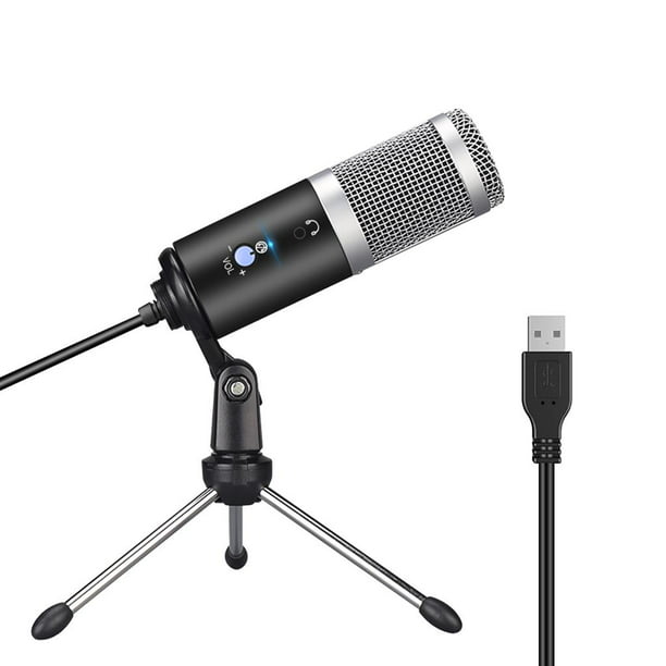 Micrófono USB Micrófonos De Condensador Profesionales para Pc Ordenador  Portátil Estudio De Grabación Cantar Juegos Streaming Micrófonos Vocales :  : Instrumentos musicales