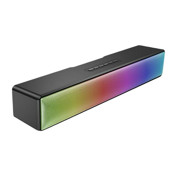 Barra de sonido para computadora con luz RGB 5.1 inalámbrica, perfecta para  TV, Tablet PC y escritorio de Macarena