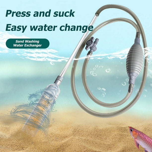 Aspirador con filtro para acuario