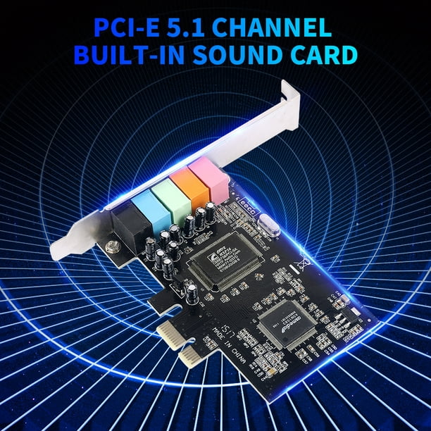 Tarjeta de Sonido PCI de 8 Canales. Audio / Vídeo para PC