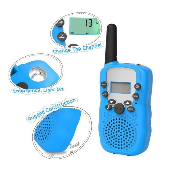 1 uds walkie talkie para niños actividad al aire libre para padres e hijos mini walkie talkie portátil walkietalkie  azul rojo verde