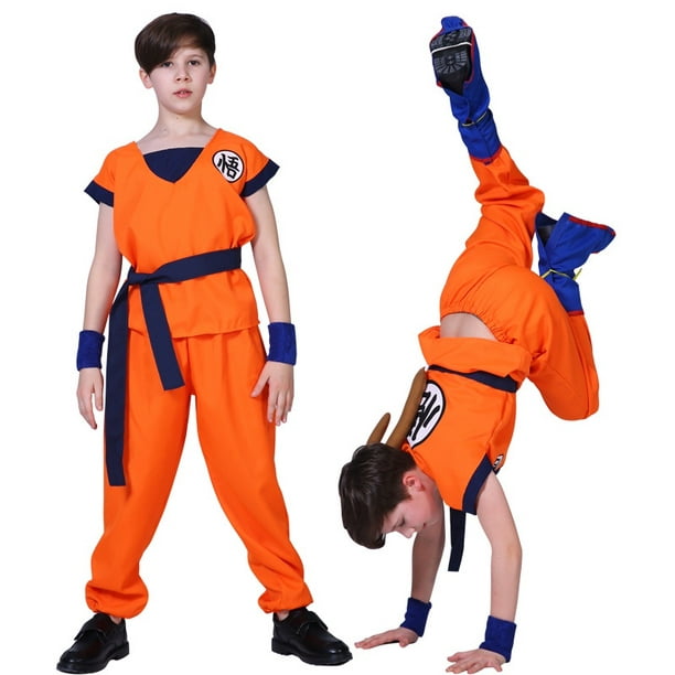Dragon Ball cosplay Niños Tortuga Mostrar Ropa De Halloween Son Goku  Disfraz De Anime Casa Fiesta