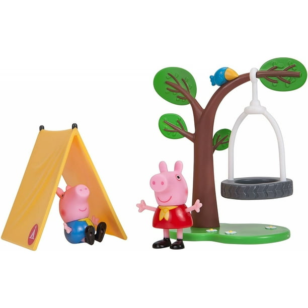 Figuras Peppa Pig y sus amigos de campamento - Promart