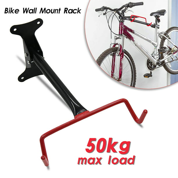 Soporte de pared para almacenamiento de bicicleta, colgador de bicicleta,  Soporte horizontal de bicicleta Sunnimix