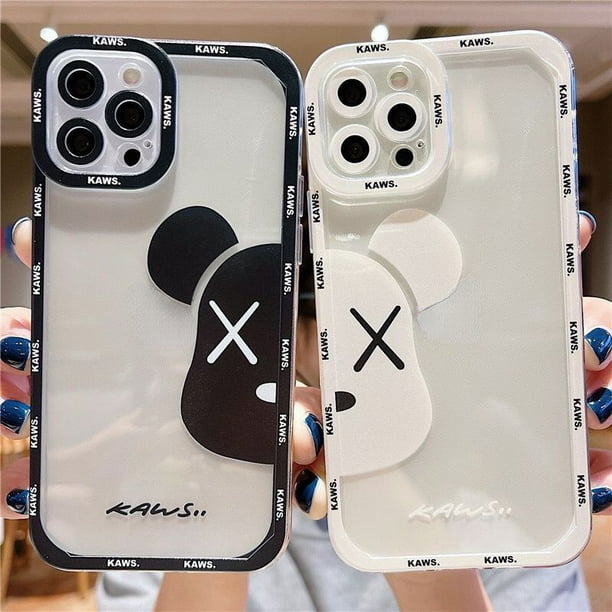 Fashion Bear KAWS Pareja Tpu Suave Funda Para Teléfono Compatible Para  iPhone 14 13 12 11 Pro Max 7 8 X XR XS 6 6s Plus SE 2020 2022 Transparente  A Prueba