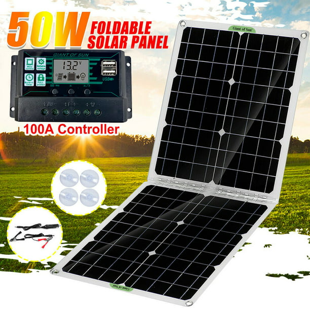 Panel Solar Monocristalino 50W 12V