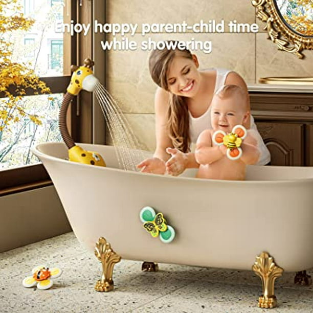 Cabezal de ducha para niños pequeños – Cabezal de ducha de bebé – Juguetes  de ducha para bebés – Juguetes de ducha para niños pequeños – Cabezal de