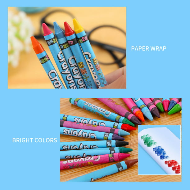 12 Uds. De crayones para niños pequeños, suministros de arte a granel para  manualidades infantiles yeacher