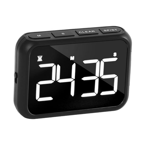 Temporizador de cocina digital silencioso, de , reloj para cronómetro,  hornear, cocinar, trabajo, baño Sunnimix Temporizador de cocina