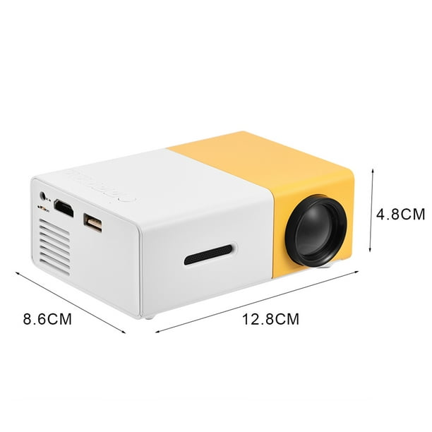 Mini Proyector Portátil, Mini Proyector 1280P 4K Proyector De Películas De  Cine En Casa Proyector De Películas Diseño Fácil De Usar