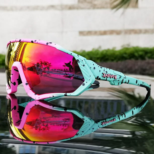 Kapvoe-gafas de sol de ciclismo para niños de 8 a 15 años, lentes