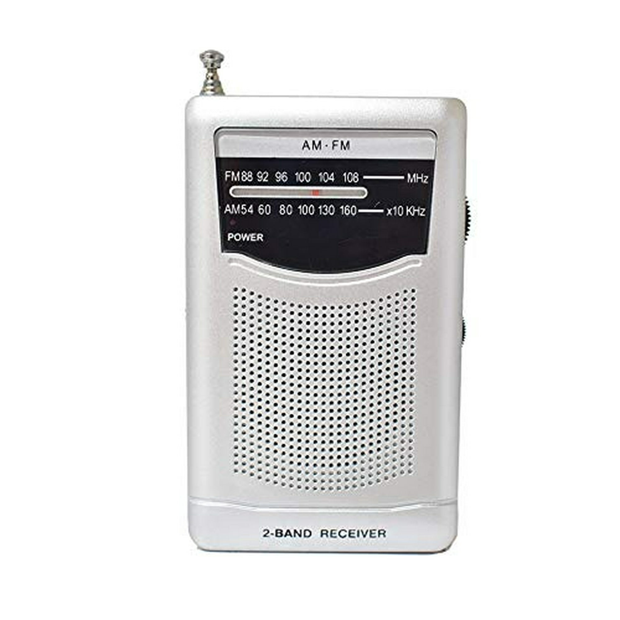  MIKA - Radio FM AM, funciona con pilas, radio de bolsillo  portátil con la mejor recepción para uso en interiores y exteriores, radio  transistor con conector para auriculares, por MIKA (blanco) 