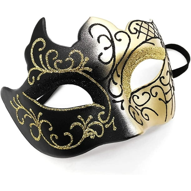 Media máscara Veneciana - Máscaras Venecianas
