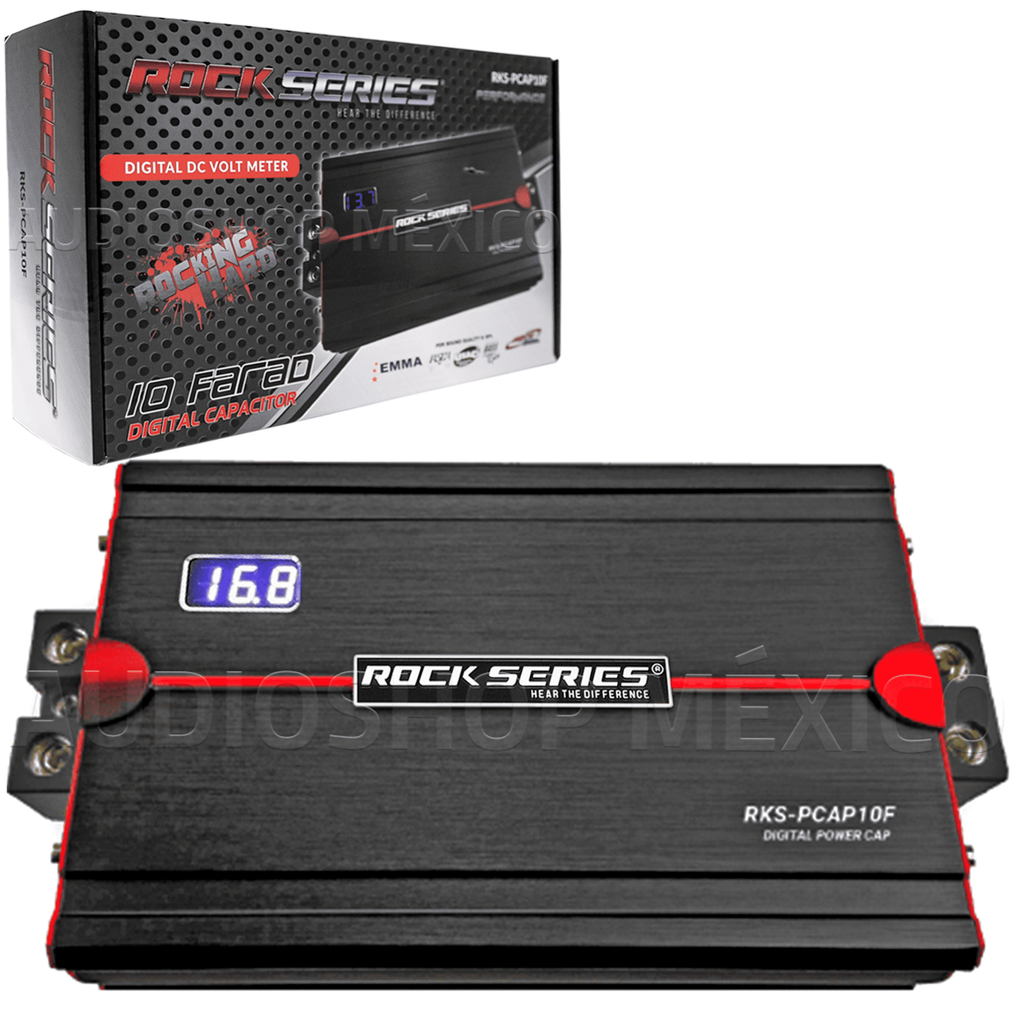 Capacitor Digital De 10 Faradios Rock Series RKSPCAP10F Rock Series RKSPCAP10F Bodega Aurrera