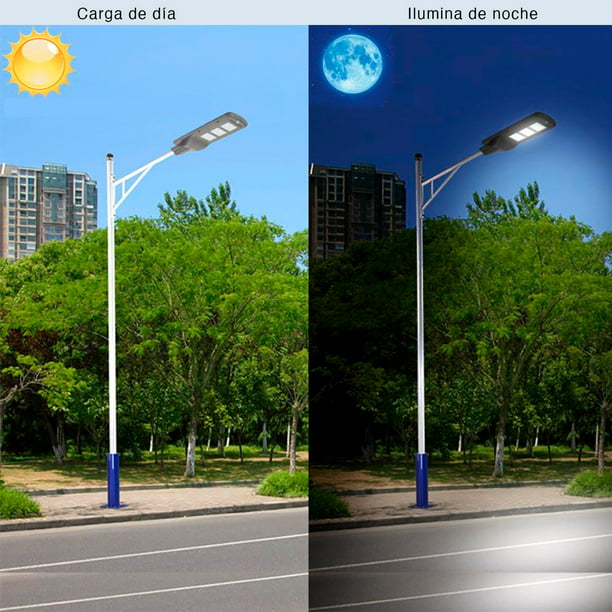 800W Luz LED Solar Luces De Calle Con Sensor De Movimiento Lampara Exterior