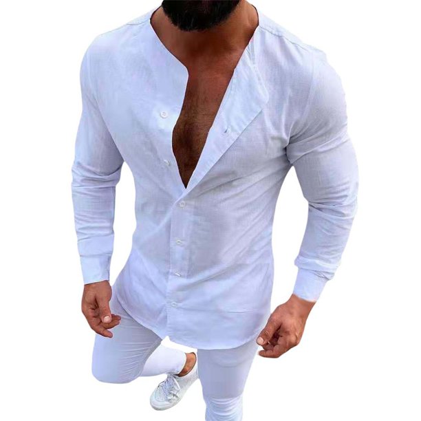 Neu - 2024 Camisas de pesca para hombre Camisas de trabajo de manga larga  Camisas con botones de verano para hombres X Camisetas grandes para  hombres, caqui, M : : Moda