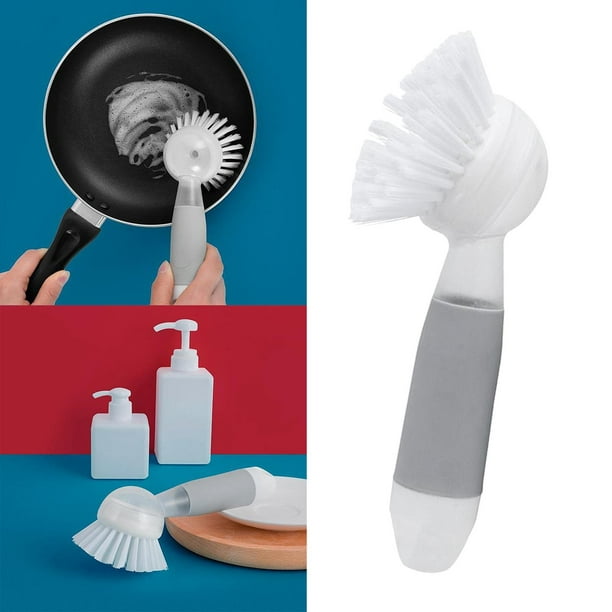 Cepillo de limpieza hogar, 1 unidad, para , taza, la, macetas, cuenco,  vajilla, pared cepillo de dep Gloria Depurador de botellas con cepillo de  esponja