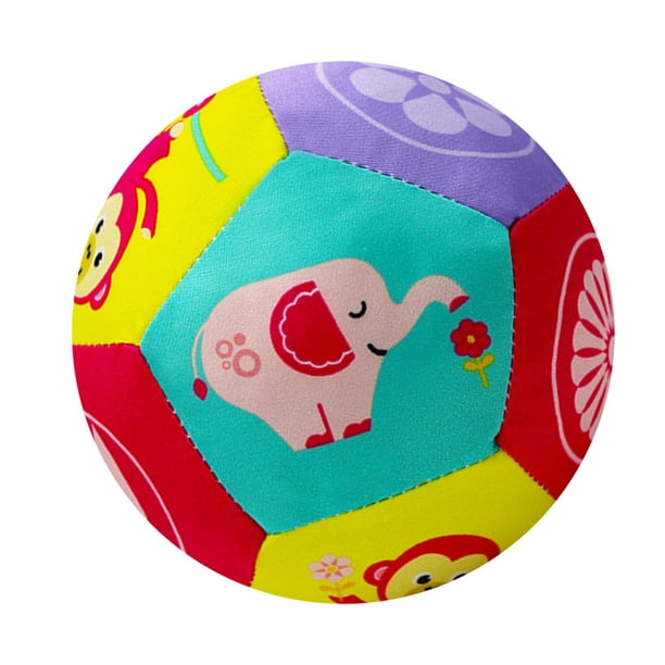 Pelota de juguete para bebé, sonajero educativo, juguetes sensoriales para  bebé, pelota suave, pelota de felpa colorida para bebé, regalo para dormir