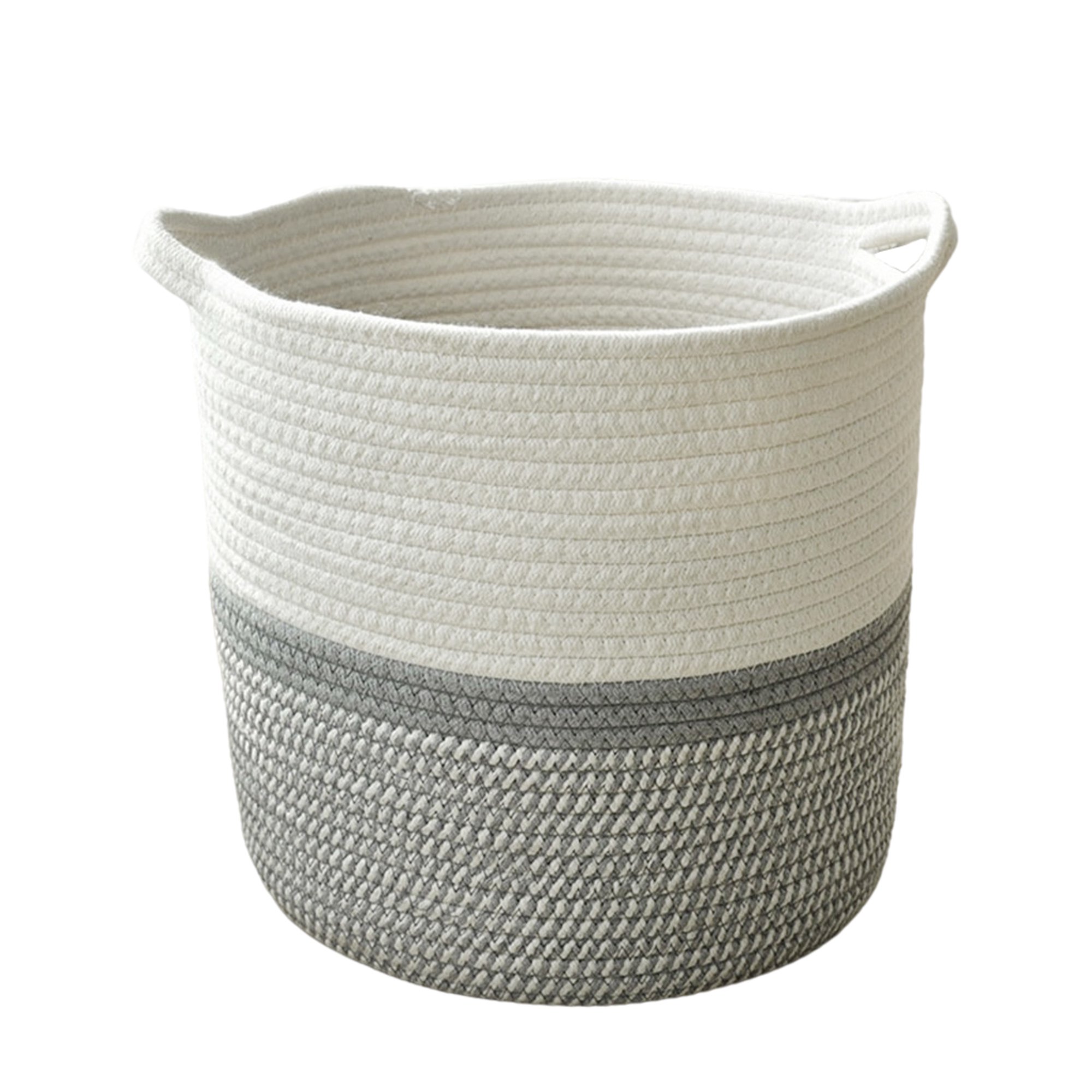 Cesta de almacenamiento gris 35x24x21.5cm - Aliss