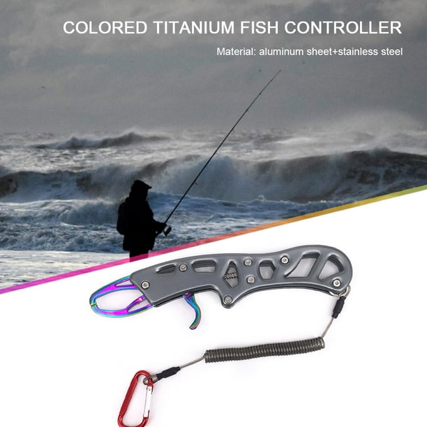 Metal Fish Lip Controller Grip Outdoor Gear Pesca Pinzas Alicates Aparejo  (Gris) Likrtyny Para Estrenar