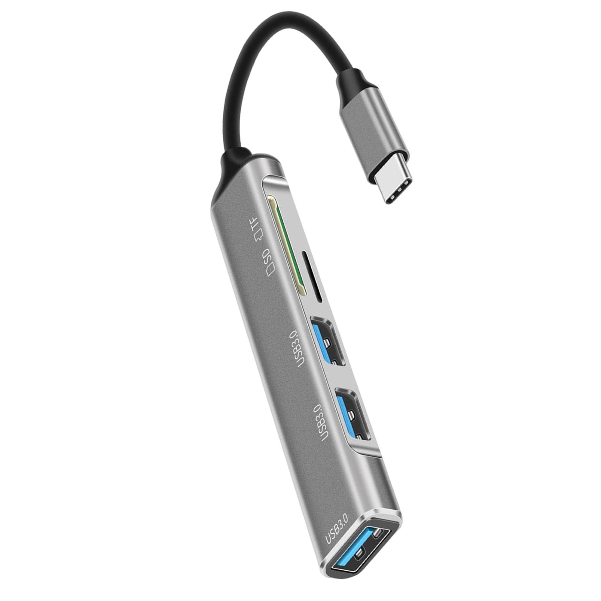 Concentrador USB 3.0 y USB C a USB 3.0 y USB 2.0 con Ranura/TF, Estación de  Acoplamiento, Macarena