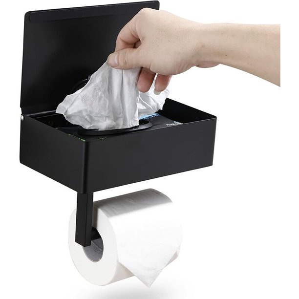 Este dispensador de papel para la cocina permite almacenar y