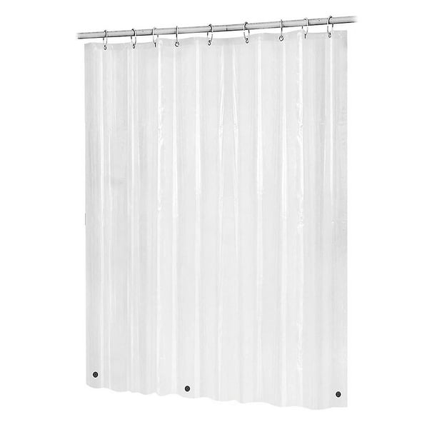 Cortina de ducha transparente forrada con cortina de ducha impermeable de  plástico YONGSHENG 8390614055247