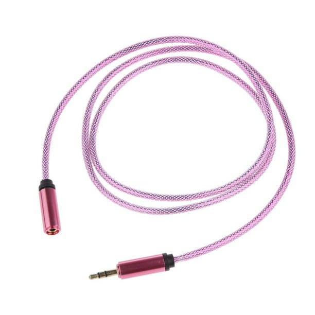 3,5 mm Alargador para Auriculares Cable de Extensión de Audio Estéreo a 1M  Largo Macarena Cable de extensión para auriculares